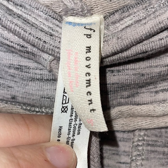 FREE PEOPLE x REVOLVE Gray Kyoto High Rise Ankle Leggings Size Small - Picture 8 of 11